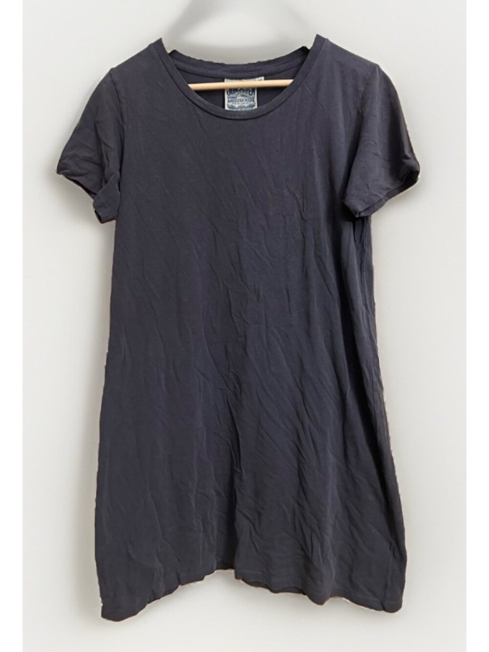 Jungmaven Jumper Dress Blue Grey Hemp Organic Cotton size Medium.    Ff